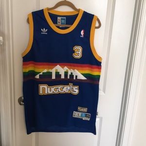 Allen Iverson Nuggets Jersey Stitched